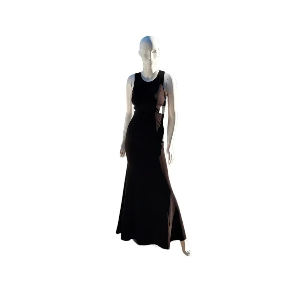 Lulus Black Cutout Maxi Dress Size Small - Picture 6 of 14